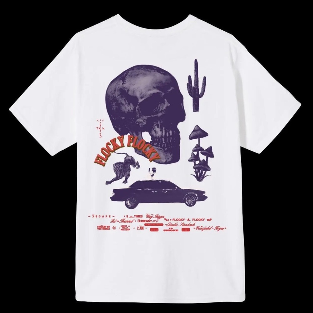 Don Toliver Flocky White T Shirt Medium